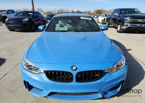 2015 BMW M4 z USA, uszkodzony, nr VIN WBS3U9C55FP968326